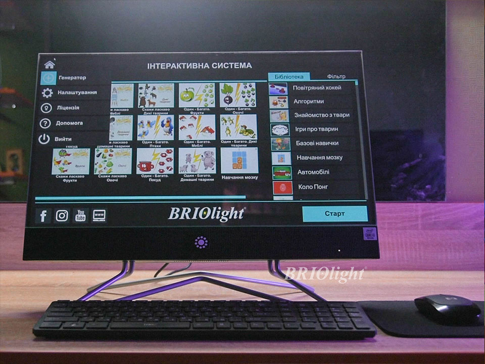 Логопедичне дзеркало Briolight