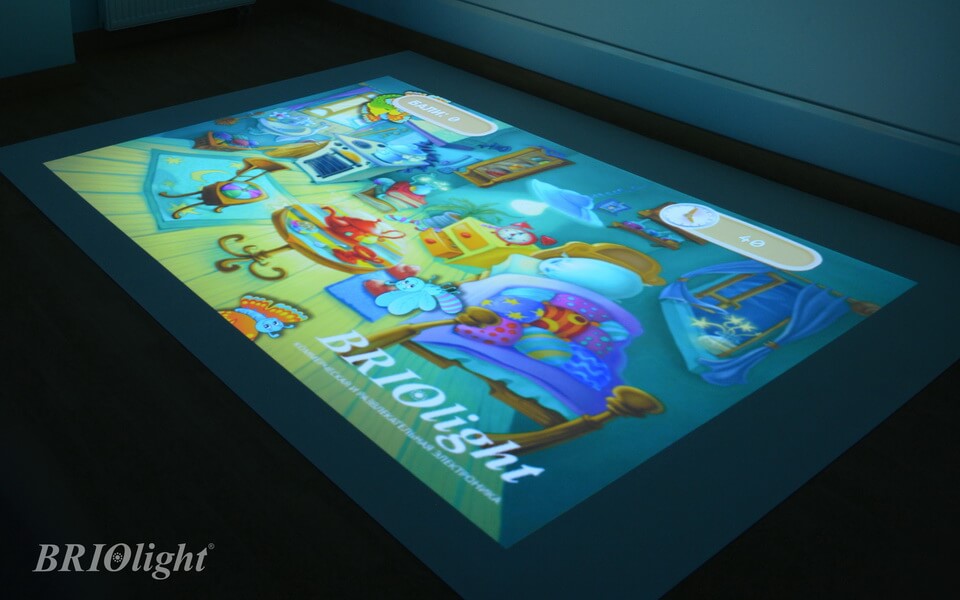Interactive floor Briolight