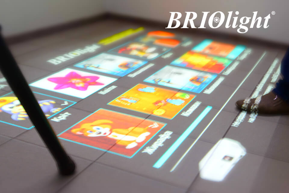 Interactive floor Briolight