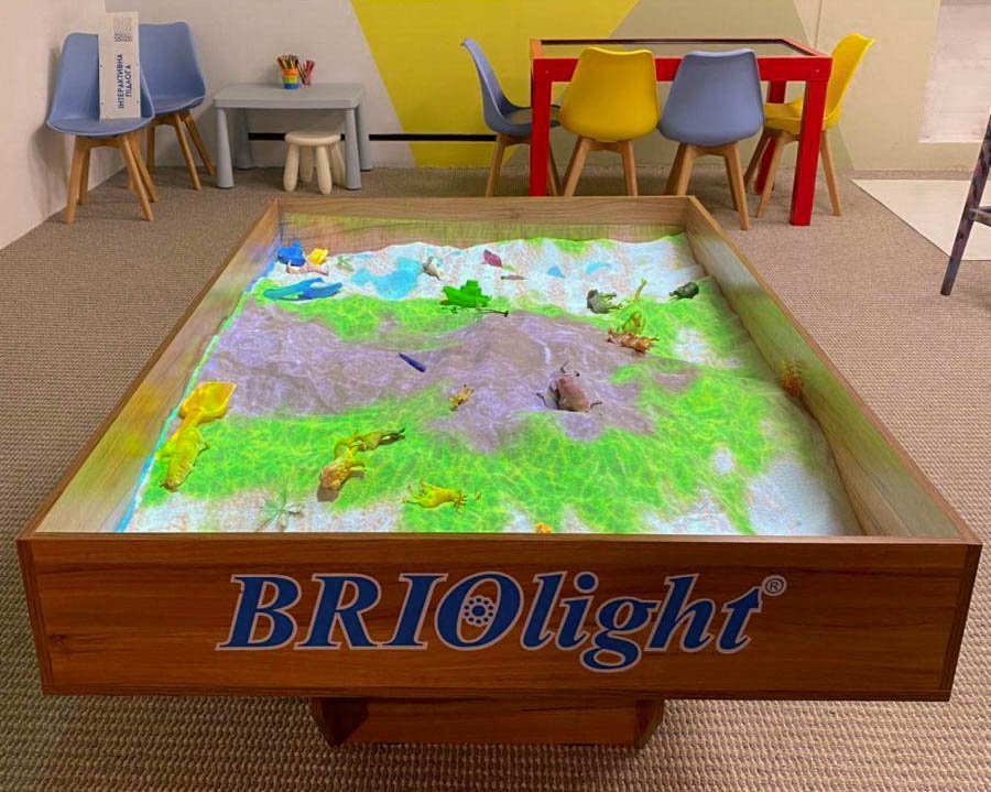 Briolight augmented reality sandbox